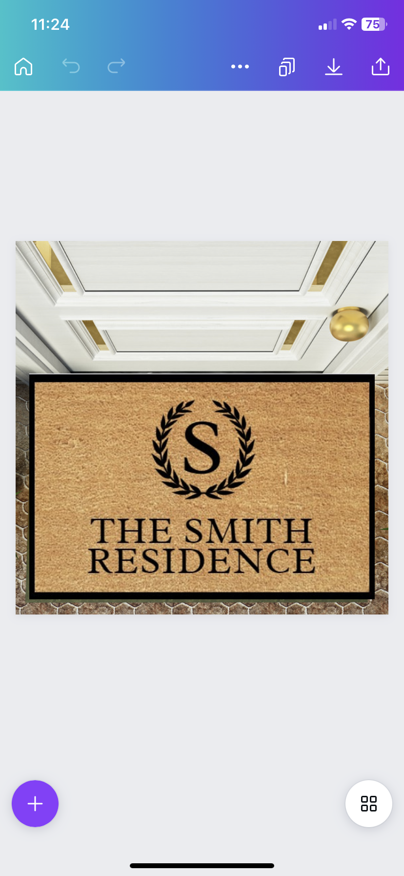 XXL The Residence Custom Doormat