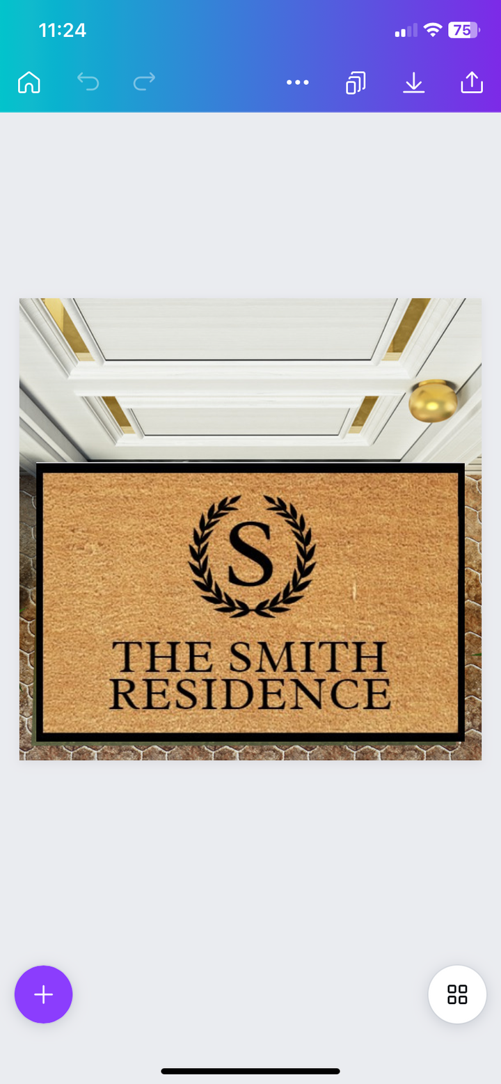 XXL The Residence Custom Doormat