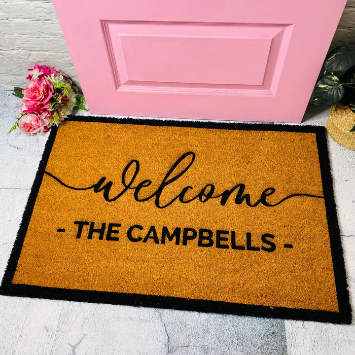 XXL Dainty Welcome Custom Doormat