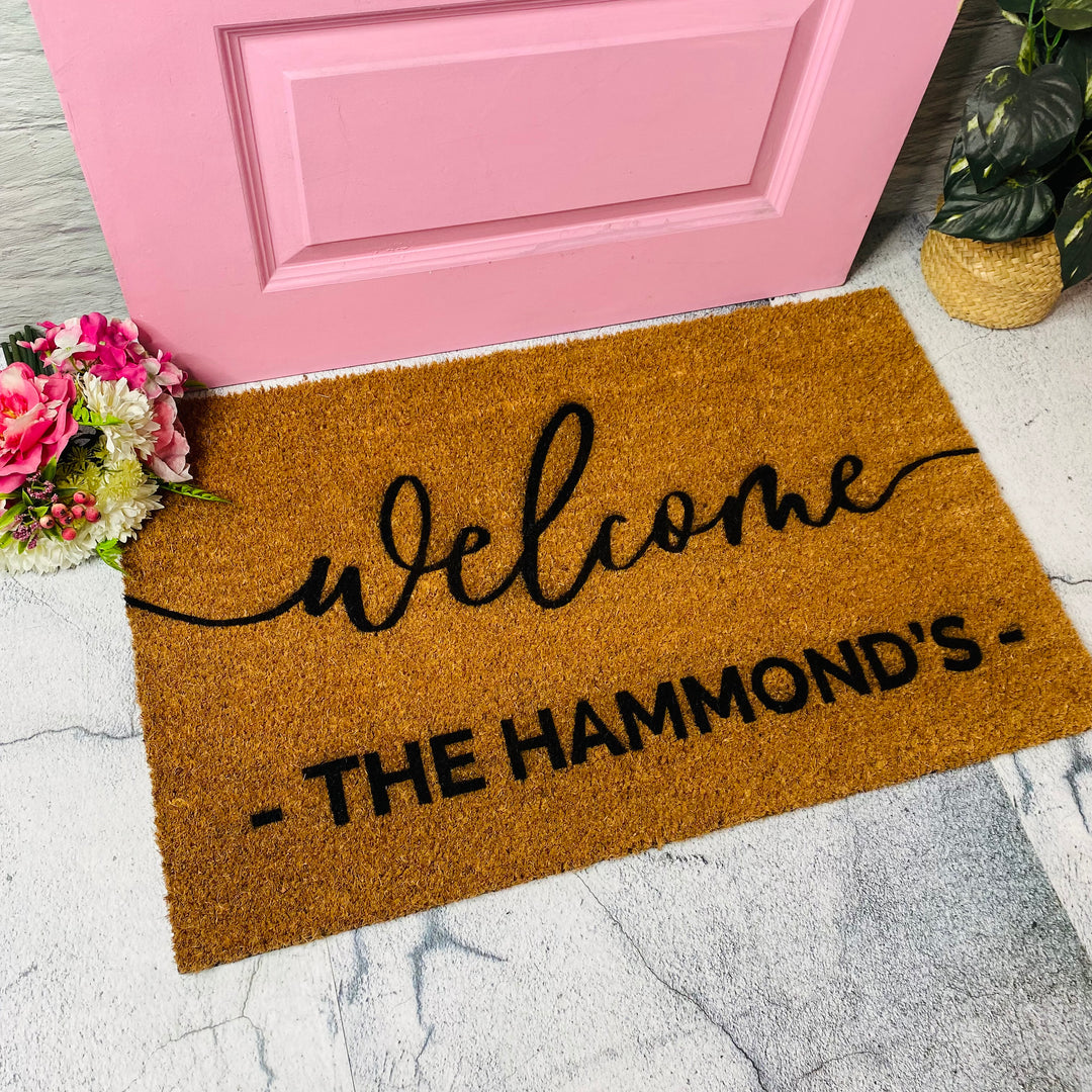 XXL Dainty Welcome Custom Doormat