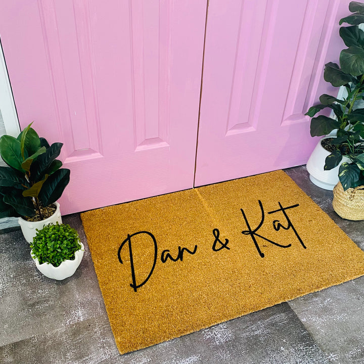 Delicate Duo - Custom Doormat