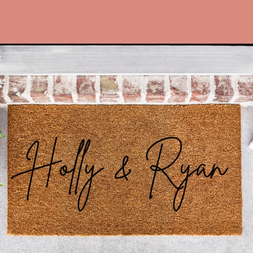 Delicate Duo - Custom Doormat