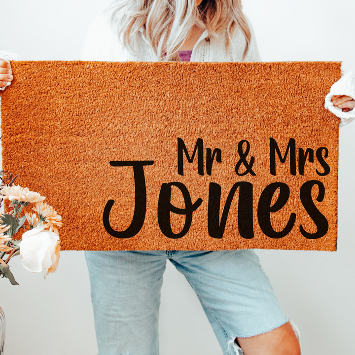 Mr & Mrs | Mr & Mr | Mrs & Mrs Custom Doormat