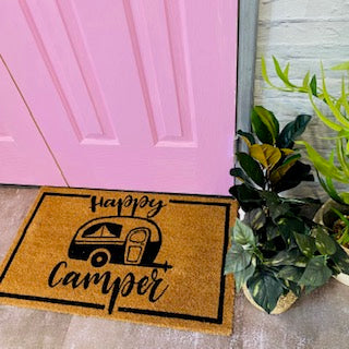 Caravan Doormat - Happy Camper