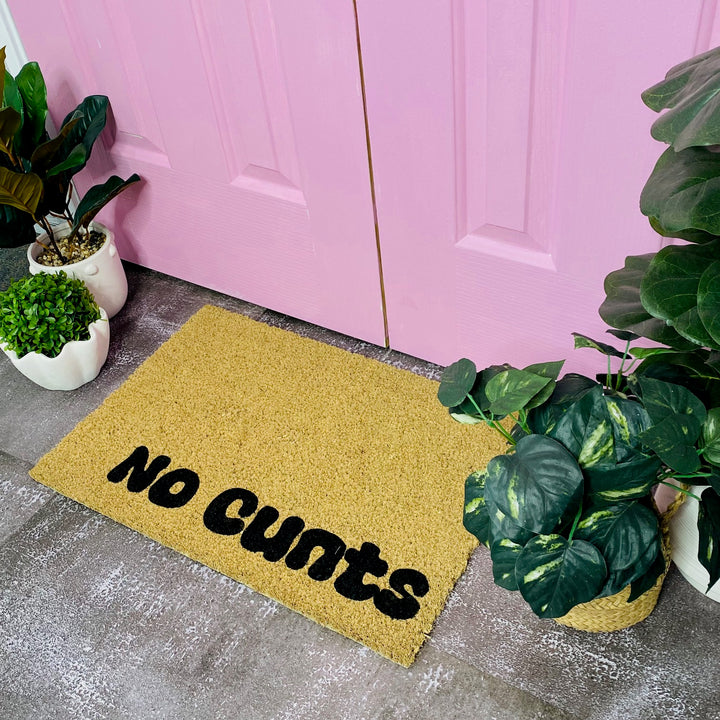 No Cunts Doormat | Funky Font