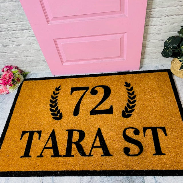 XXL Address Doormat