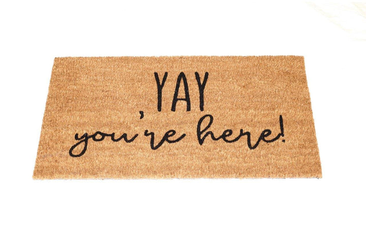 YAY Doormats... YAY It's You / YAY You're Here