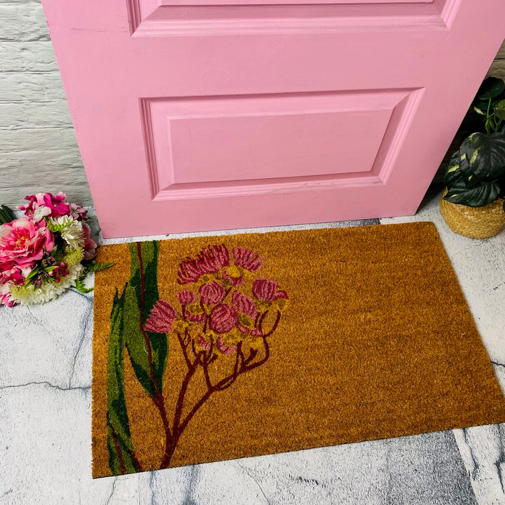 Australian Native Floral Doormat - Flowering Gum