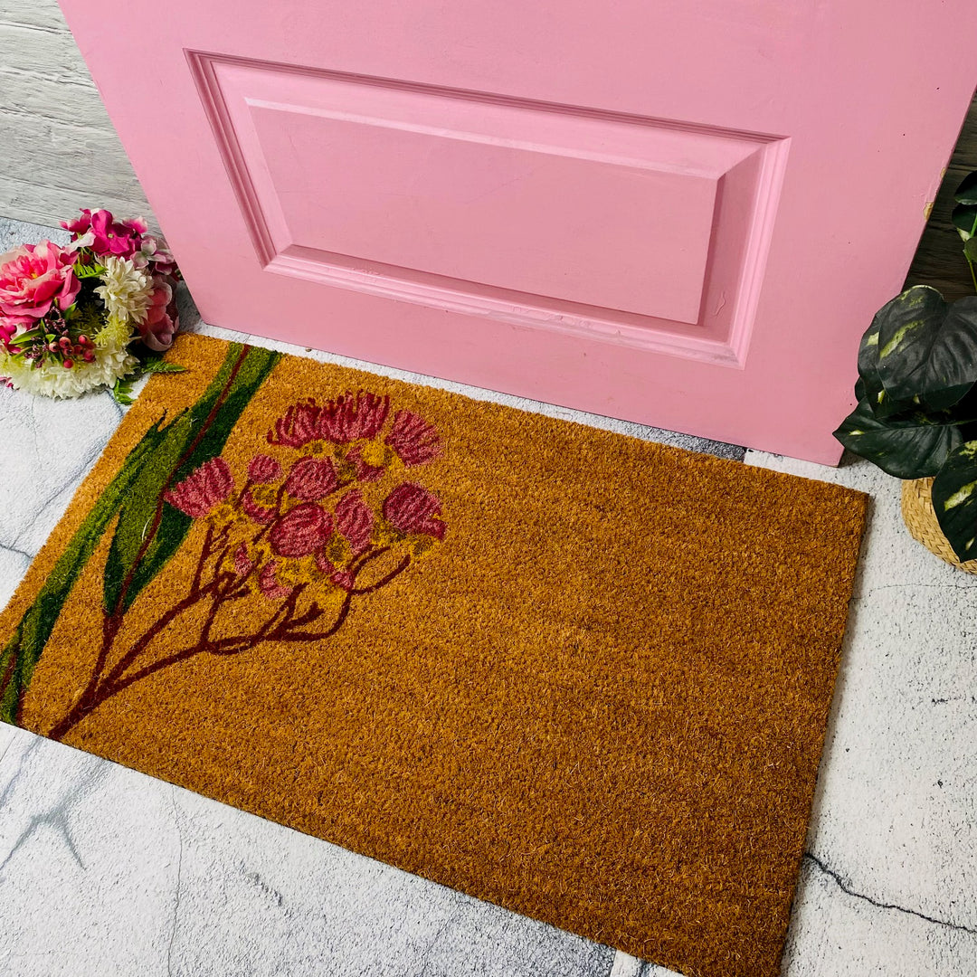 Australian Native Floral Doormat - Flowering Gum